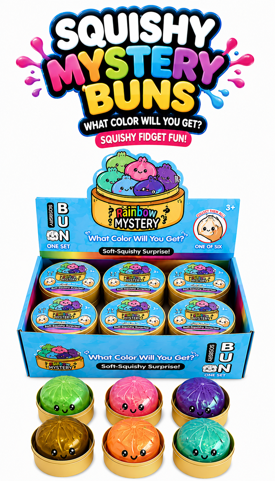 Squishy Mystery Bun Toy