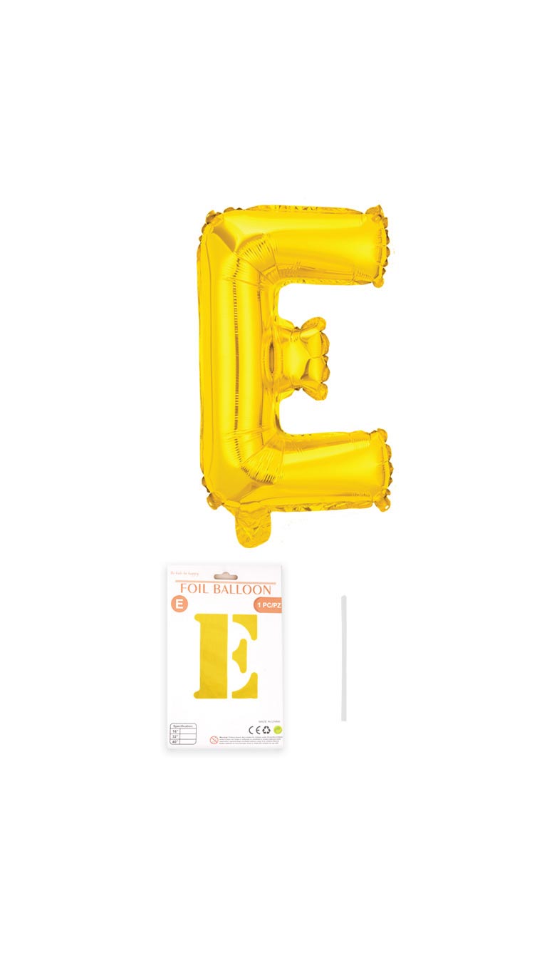 32 Inch Foil Letter Balloon (Silver / Gold / Rose Pink)