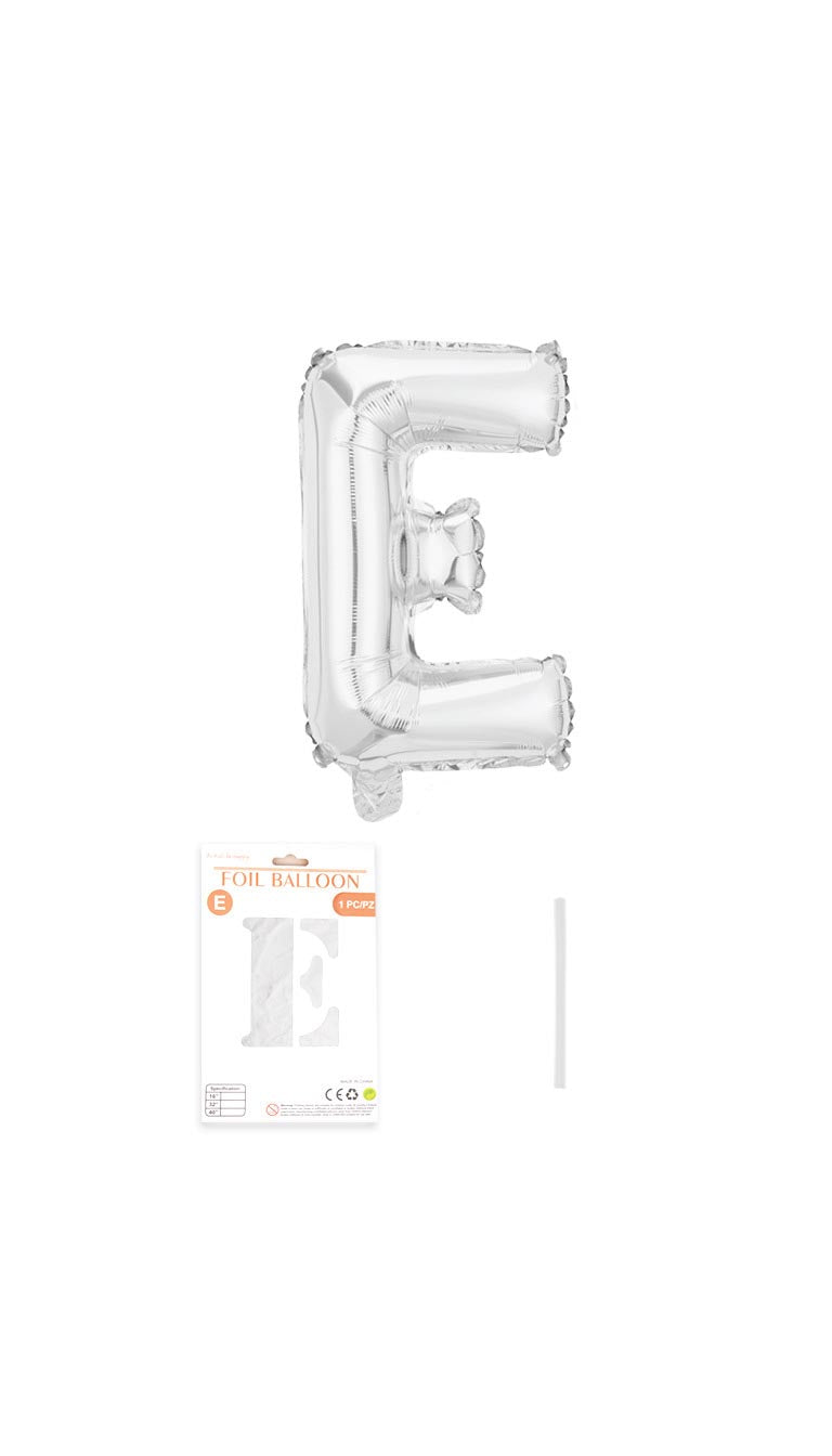 32 Inch Foil Letter Balloon (Silver / Gold / Rose Pink)