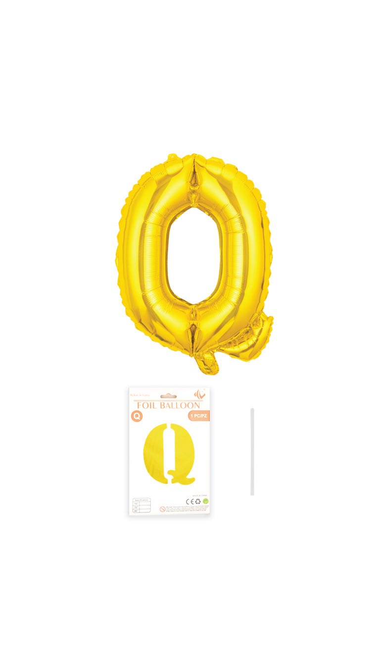 32 Inch Foil Letter Balloon (Silver / Gold / Rose Pink)
