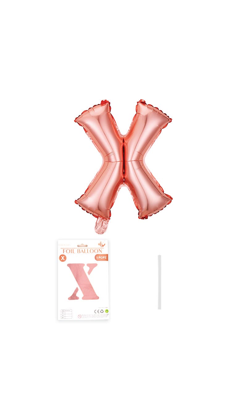 32 Inch Foil Letter Balloon (Silver / Gold / Rose Pink)