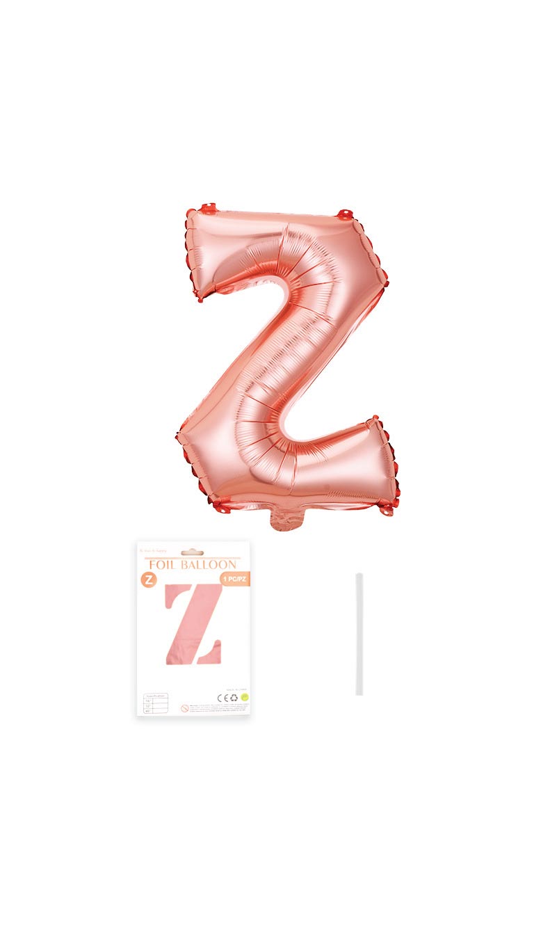 32 Inch Foil Letter Balloon (Silver / Gold / Rose Pink)