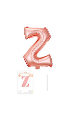 32 Inch Foil Letter Balloon (Silver / Gold / Rose Pink)