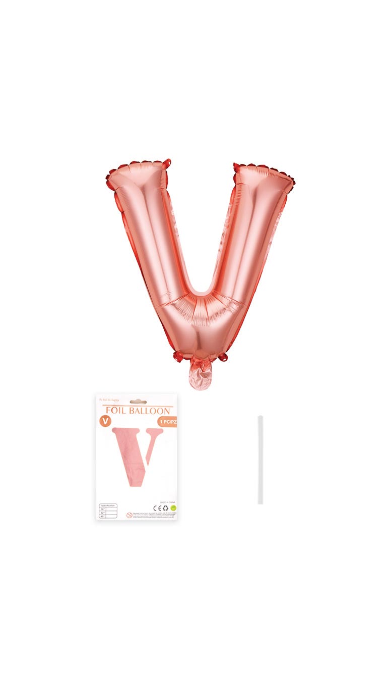 32 Inch Foil Letter Balloon (Silver / Gold / Rose Pink)