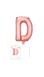 32 Inch Foil Letter Balloon (Silver / Gold / Rose Pink)