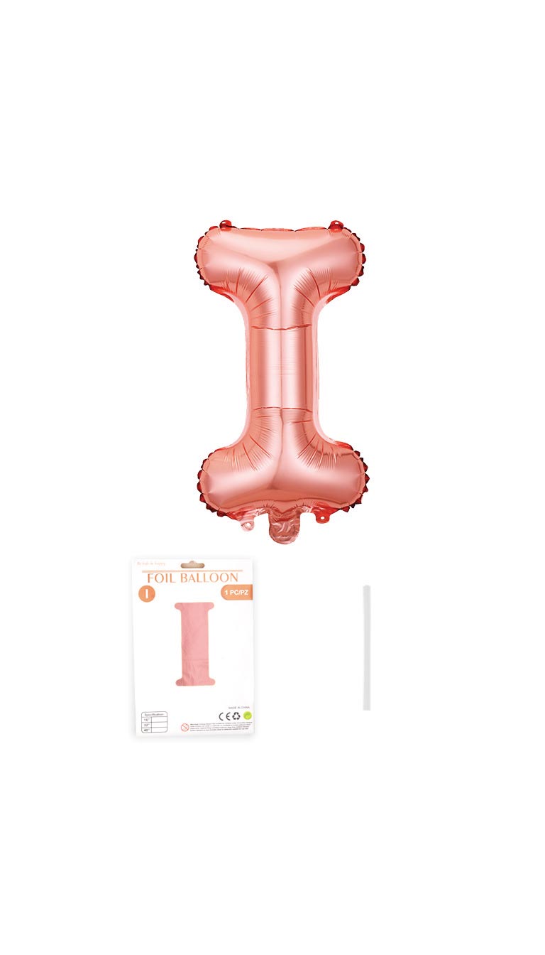 32 Inch Foil Letter Balloon (Silver / Gold / Rose Pink)
