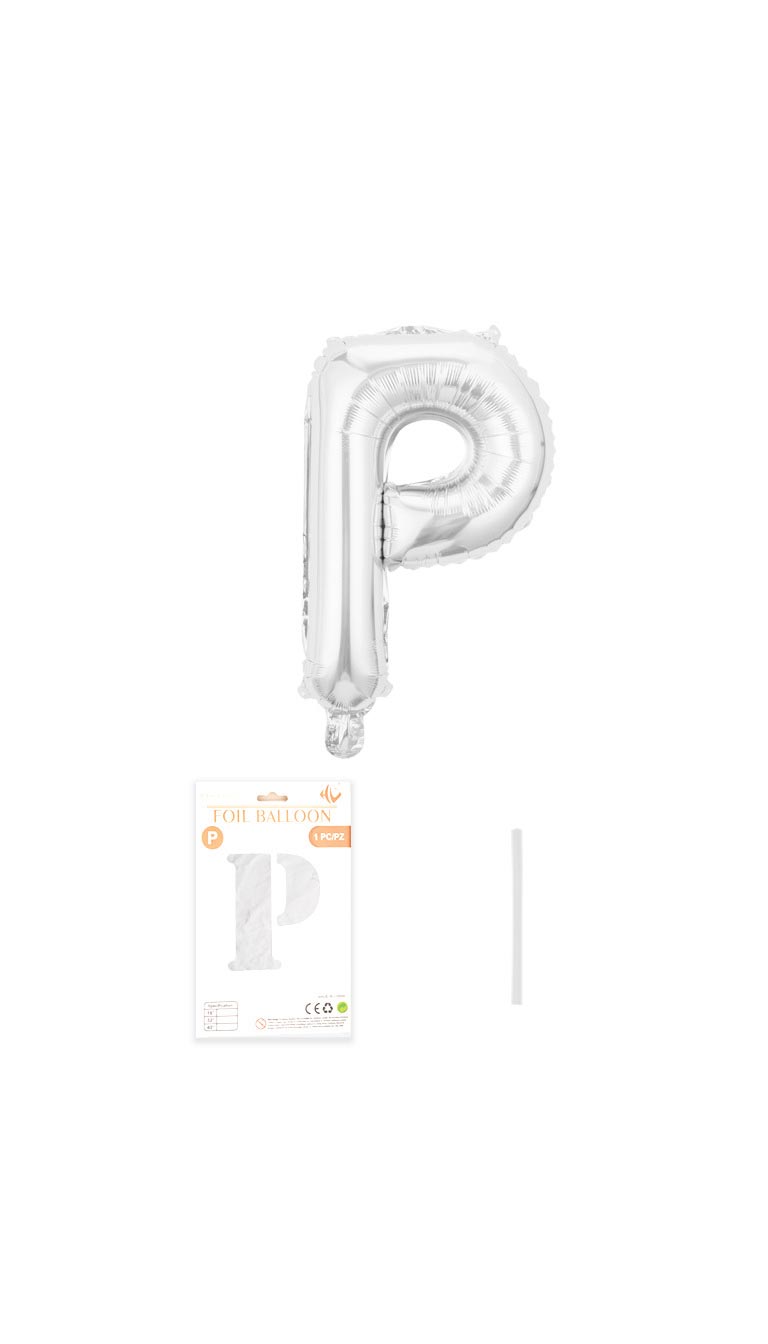 32 Inch Foil Letter Balloon (Silver / Gold / Rose Pink)