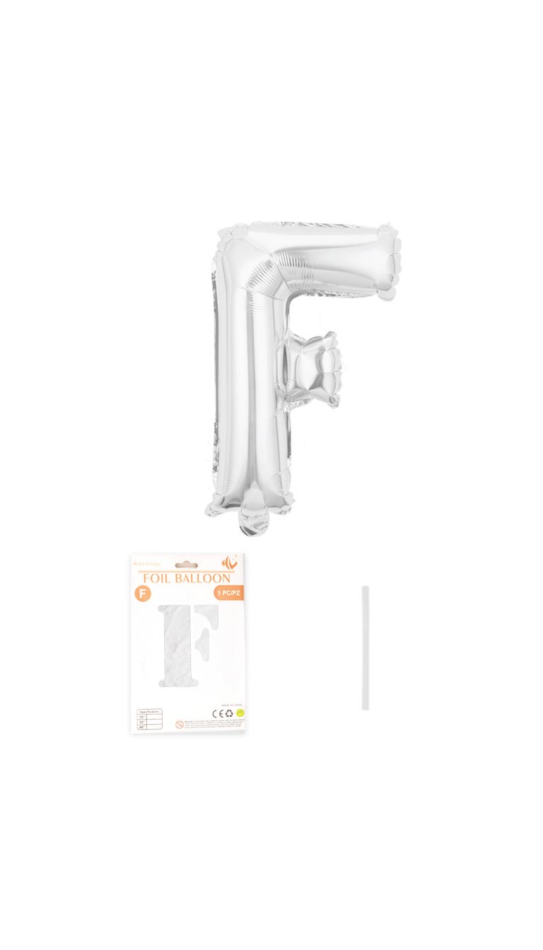 32 Inch Foil Letter Balloon (Silver / Gold / Rose Pink)