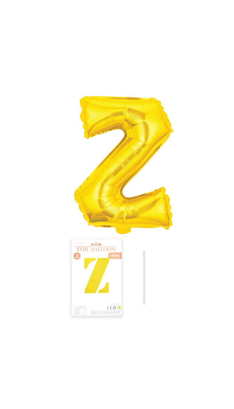 32 Inch Foil Letter Balloon (Silver / Gold / Rose Pink)