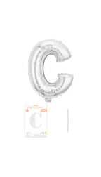 32 Inch Foil Letter Balloon (Silver / Gold / Rose Pink)
