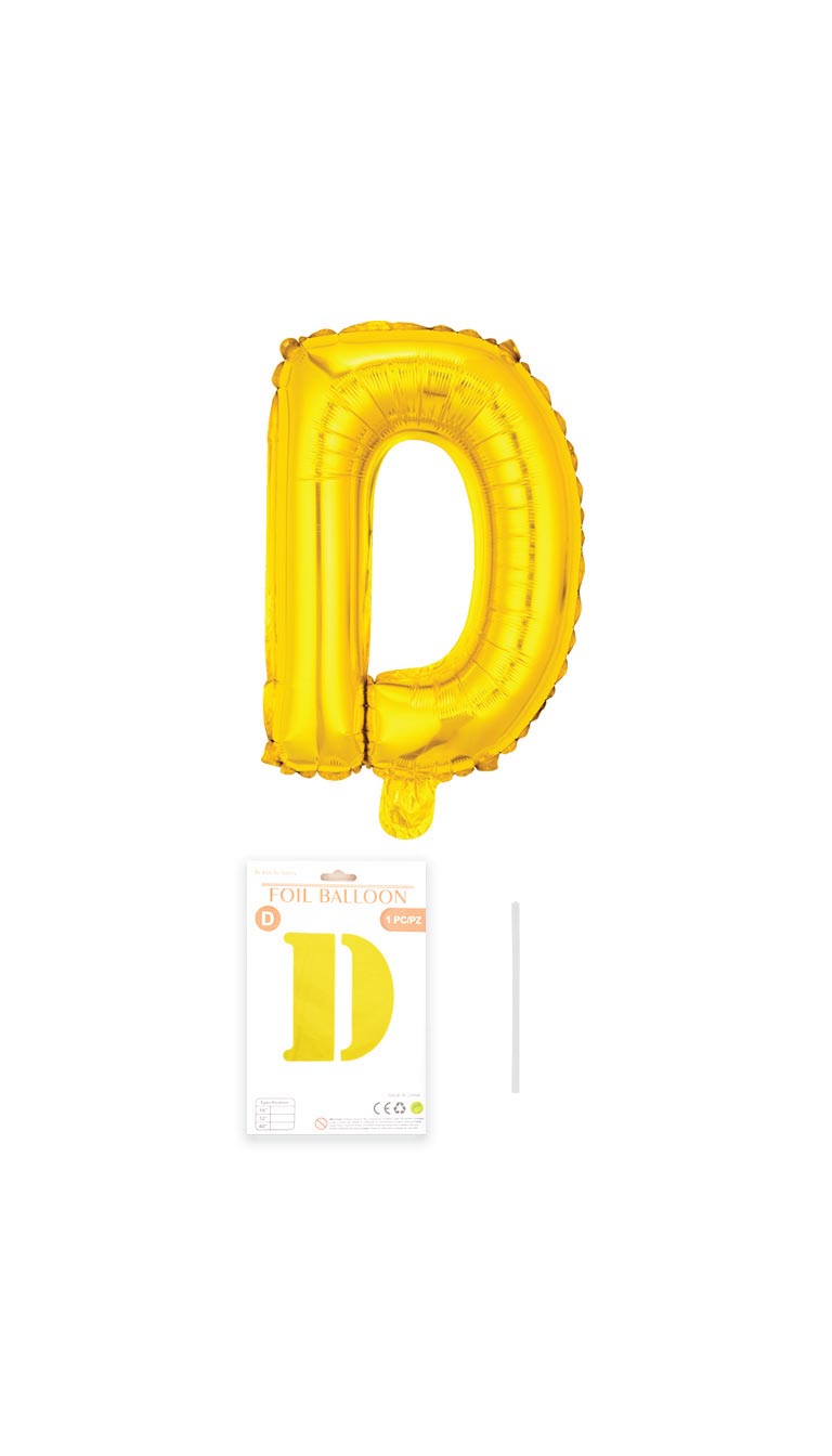 32 Inch Foil Letter Balloon (Silver / Gold / Rose Pink)