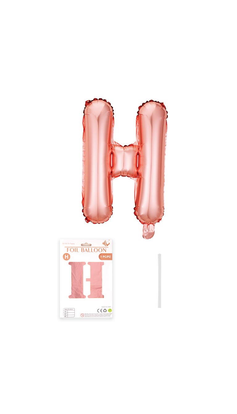 32 Inch Foil Letter Balloon (Silver / Gold / Rose Pink)
