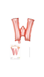 32 Inch Foil Letter Balloon (Silver / Gold / Rose Pink)