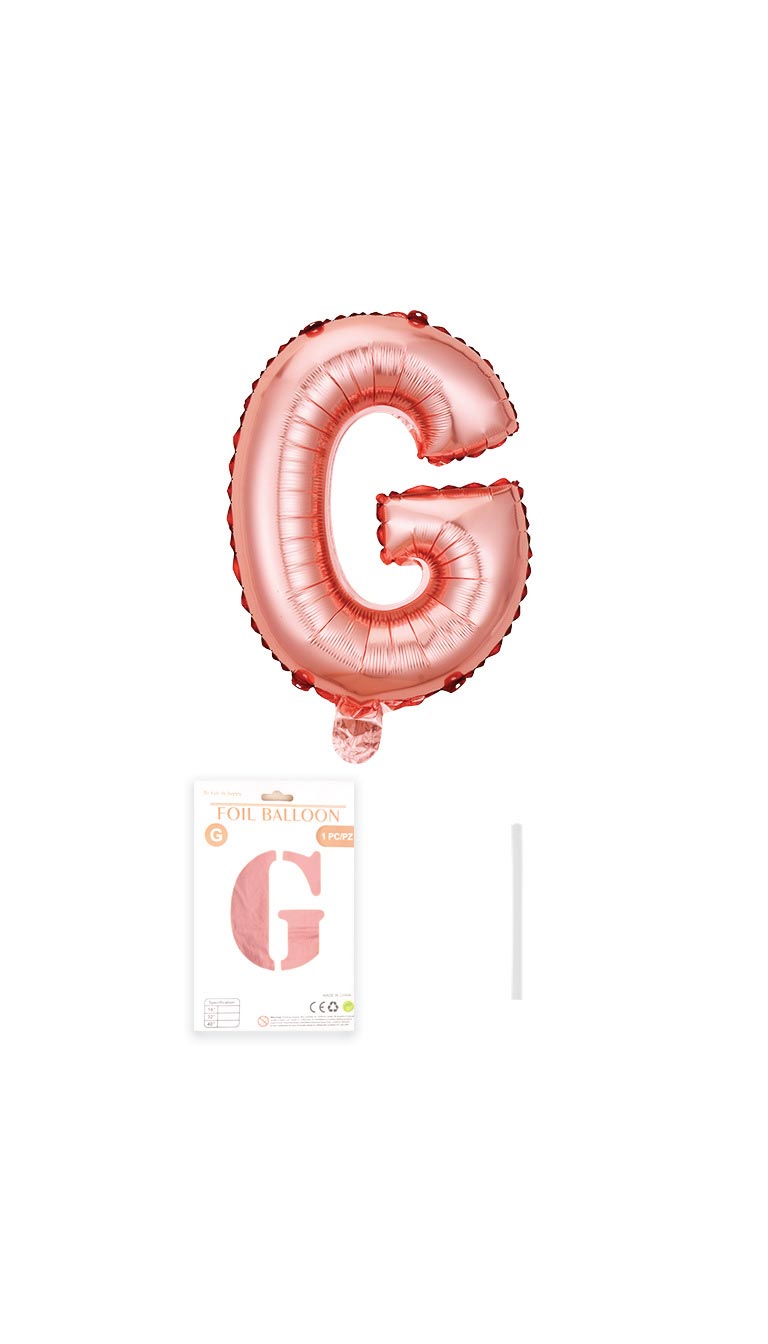 32 Inch Foil Letter Balloon (Silver / Gold / Rose Pink)