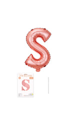 32 Inch Foil Letter Balloon (Silver / Gold / Rose Pink)