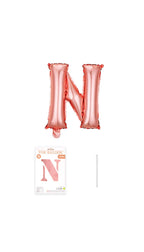 32 Inch Foil Letter Balloon (Silver / Gold / Rose Pink)
