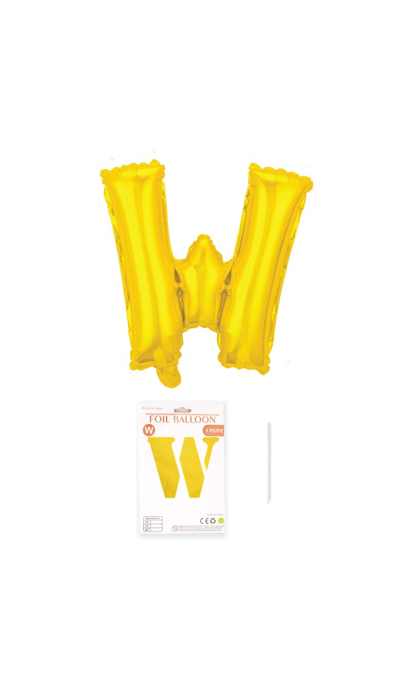 32 Inch Foil Letter Balloon (Silver / Gold / Rose Pink)