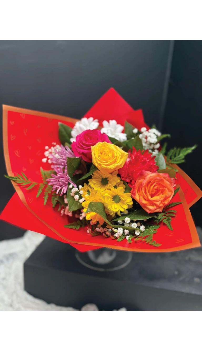 Simple wrap bouquet