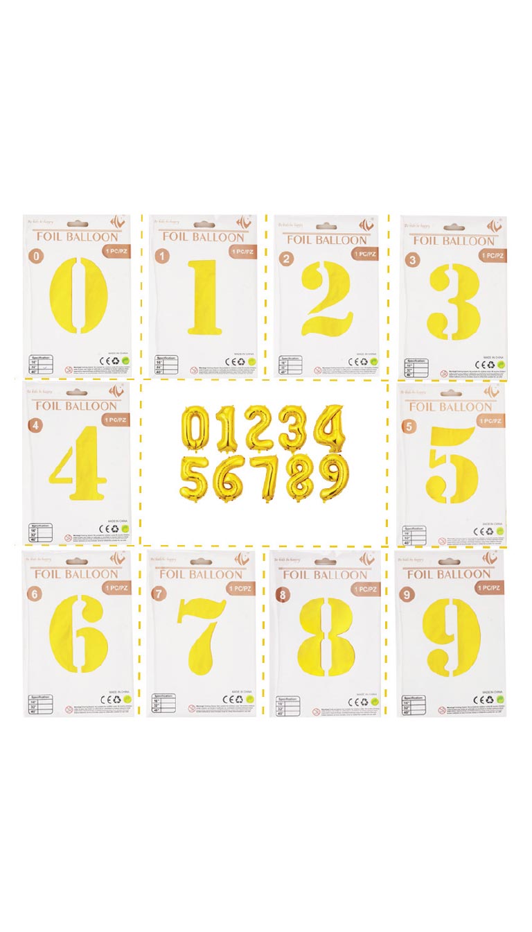 Foil Number Balloon_32in_0-9