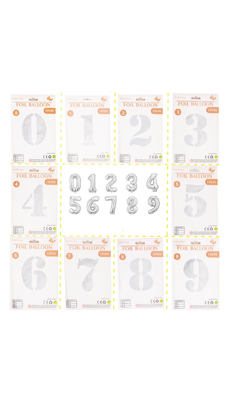 Foil Number Balloon_32in_0-9