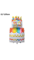 Two Tier Birthday_Cake Foil Balloon