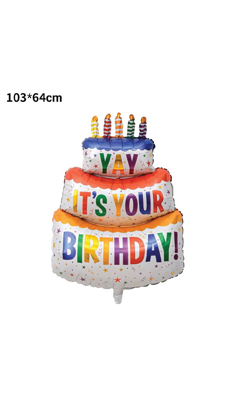 Yay_Its Your Birthday Cake_Foil Balloon